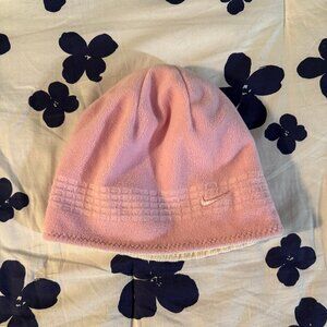 EUC - Women's Pink Nike Beanie Hat - One Size - Super Soft!